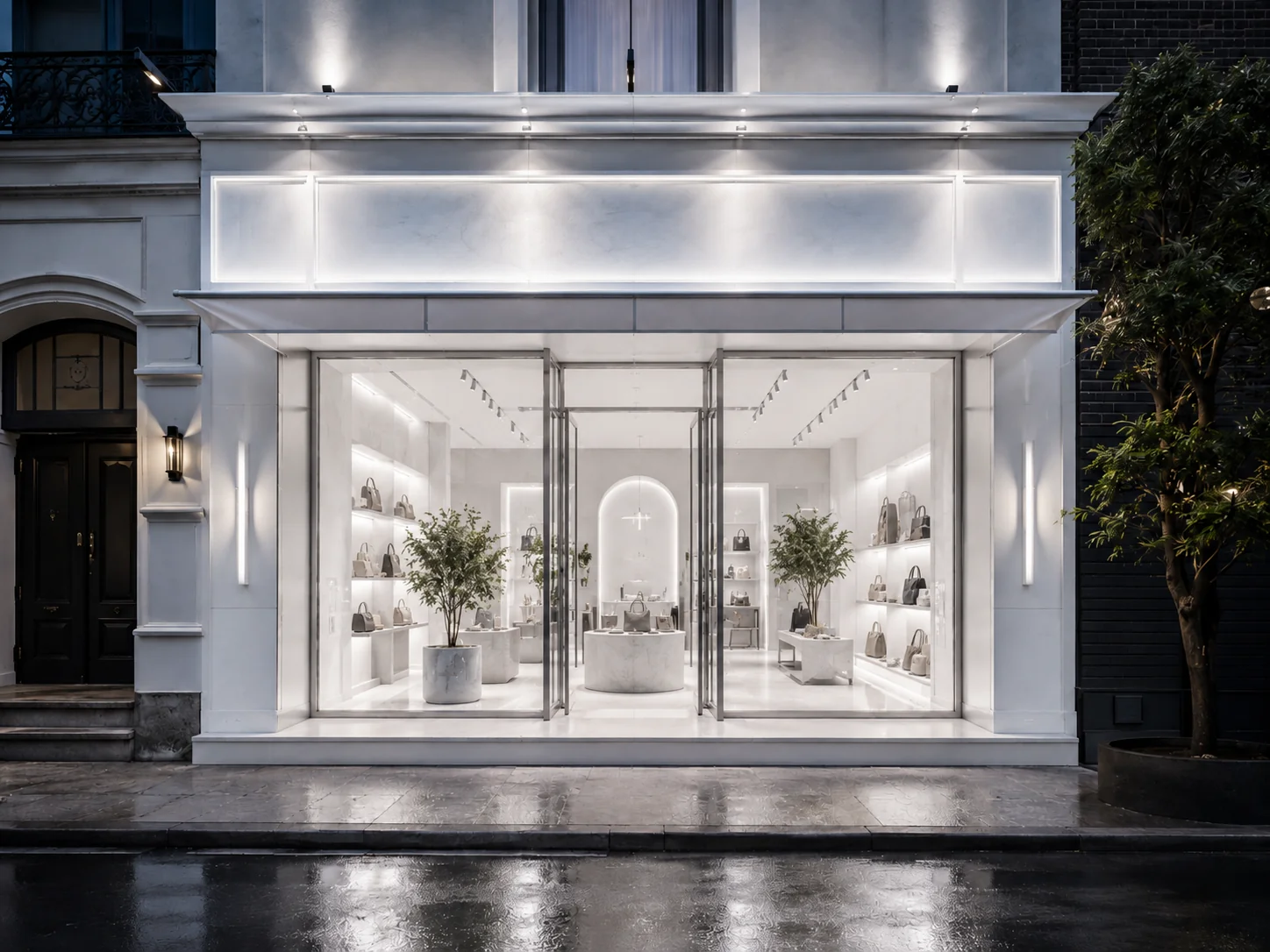 Premium commercial retail interior and shopfront